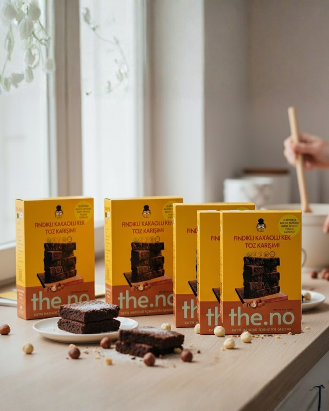 5’li Set: Fındıklı Bademli Kakaolu Kek Toz Karışımı