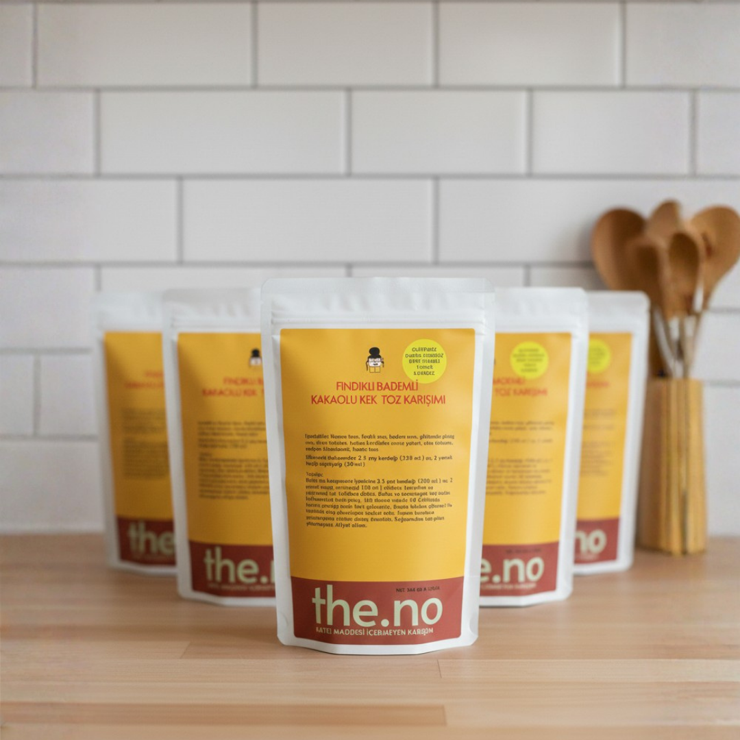 5’li Set: Fındıklı Bademli Kakaolu Kek Toz Karışımı