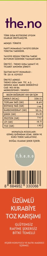 Üzümlü Kurabiye Toz Karışımı 350 Gr. (6 Kişilik)