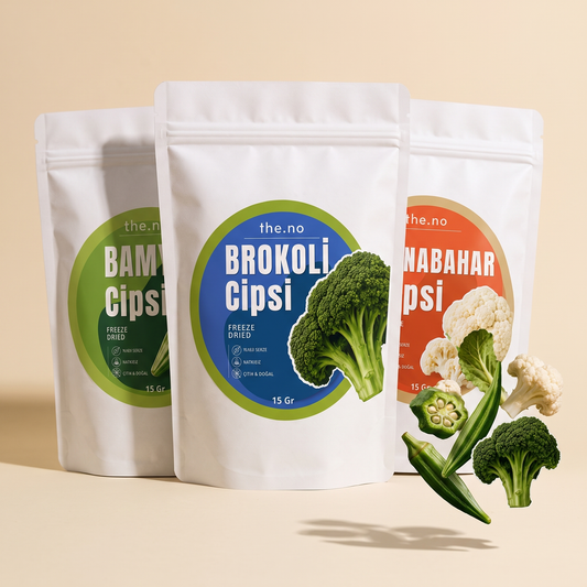 Bamya Cipsi, Brokoli Cipsi, Karnabahar Cipsi Deneme Paketi (15gx3) – Freeze Dried, Glütensiz, Katkısız | the.no
