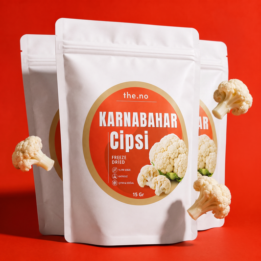 Karnabahar Cipsi 3'lü Paket (15gx3) – Freeze Dried, Glütensiz, Katkısız | the.no
