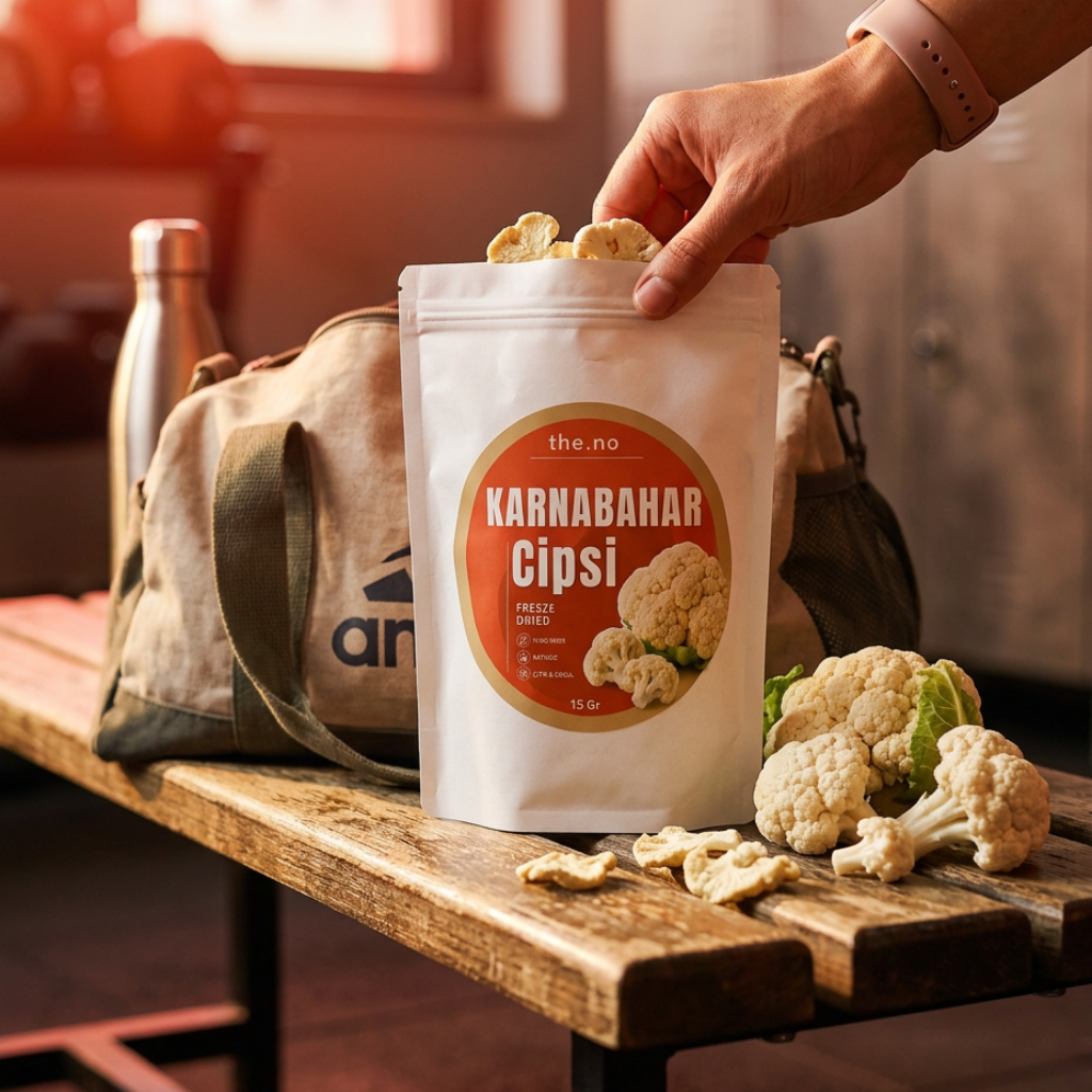 Karnabahar Cipsi 15g – Freeze Dried, Glütensiz, Katkısız | the.no