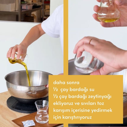 Zencefilli Kurabiye Toz Karışımı 300 Gr. (6 Kişilik)