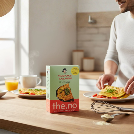 Bitkisel Vegan Omlet Toz Karışımı 2 X (135 Gr. 4 Kişilik)