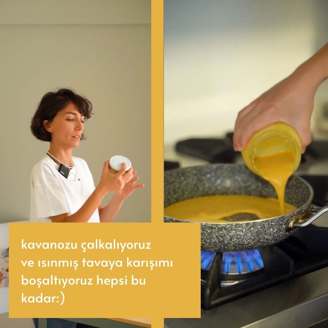 Bitkisel Vegan Omlet Toz Karışımı 2 X (135 Gr. 4 Kişilik)