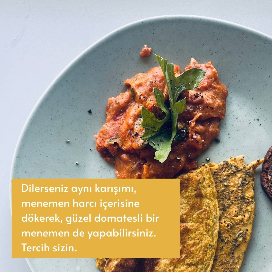 Bitkisel Vegan Omlet Toz Karışımı 2 X (135 Gr. 4 Kişilik)