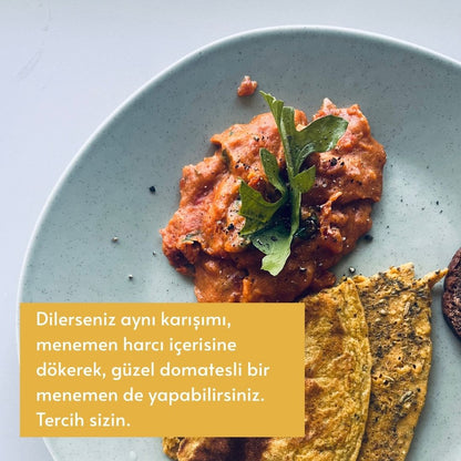 Bitkisel Vegan Omlet Toz Karışımı 2 X (135 Gr. 4 Kişilik)