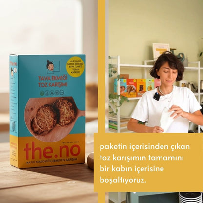 Tava Ekmeği Toz Karışımı 190 Gr. (4 Kişilik)