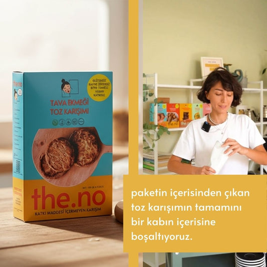 Tava Ekmeği Toz Karışımı 190 Gr. (4 Kişilik)