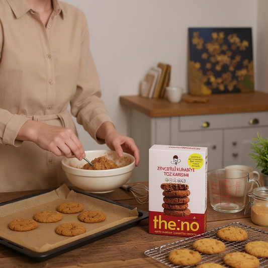 Zencefilli Kurabiye Toz Karışımı 300 Gr. (6 Kişilik)