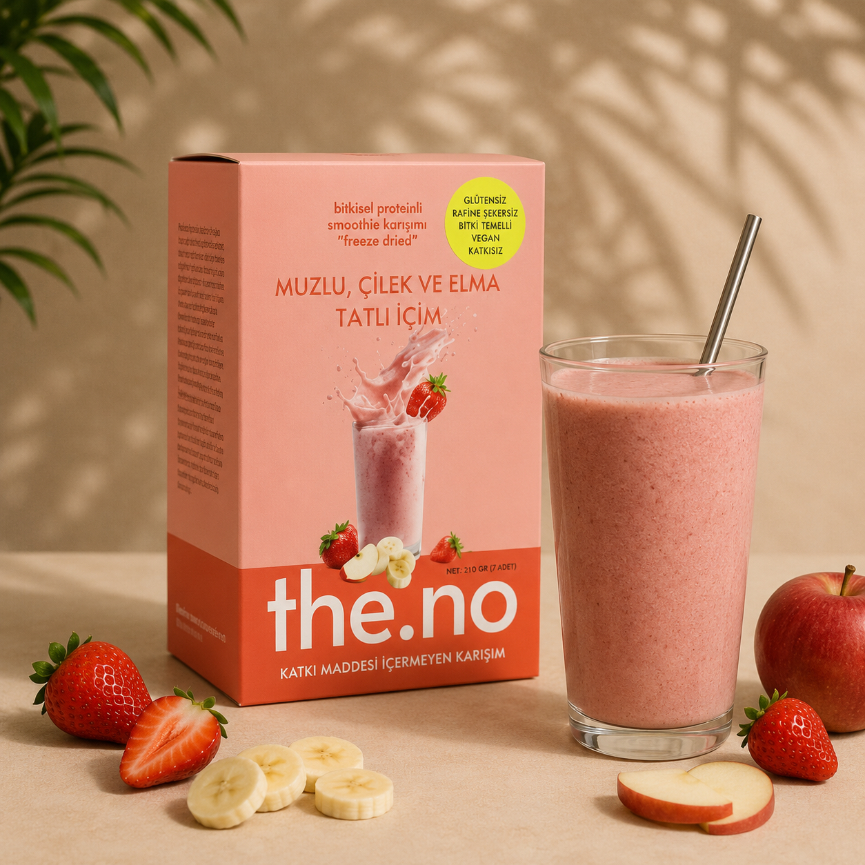 Tatlı Krizine Son Toz Smoothie Karışımı 210 gr 7 Porsiyon