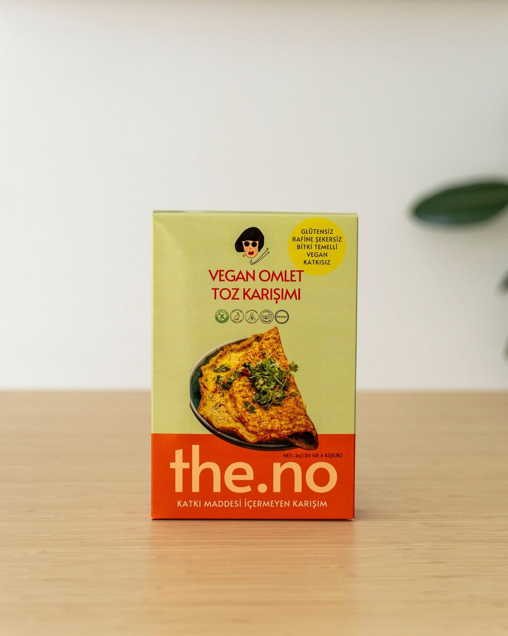 Bitkisel Vegan Omlet Toz Karışımı 2 X (135 Gr. 4 Kişilik)