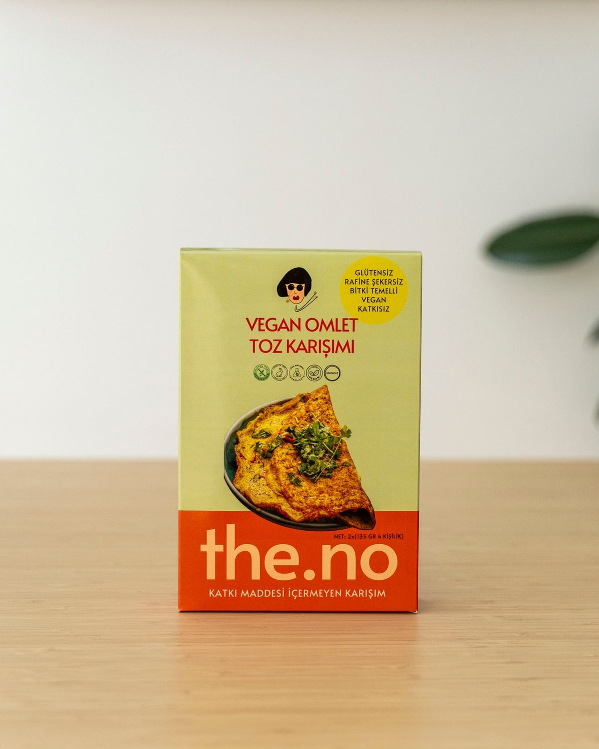 Bitkisel Vegan Omlet Toz Karışımı 2 X (135 Gr. 4 Kişilik)