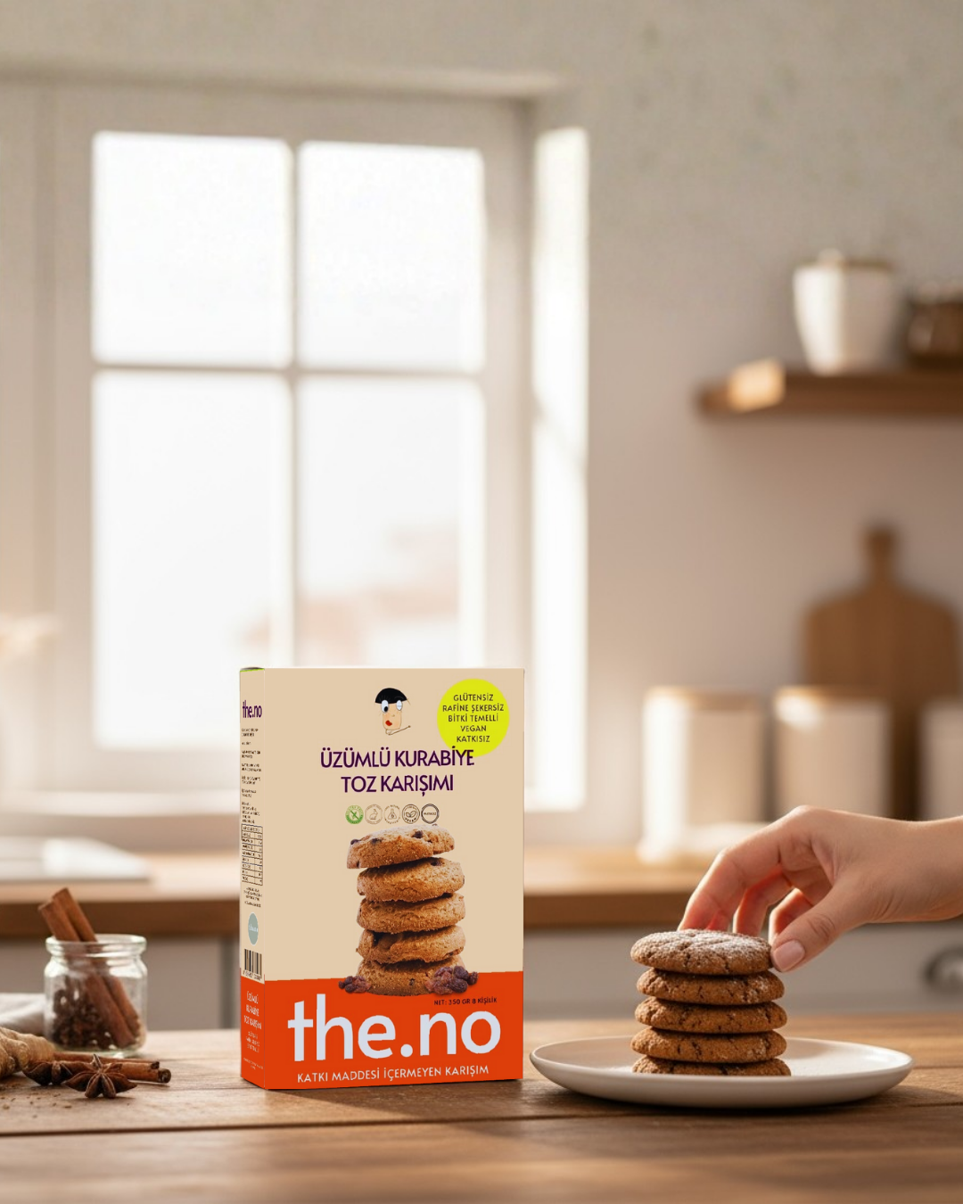 Üzümlü Kurabiye Toz Karışımı 350 Gr. (6 Kişilik)