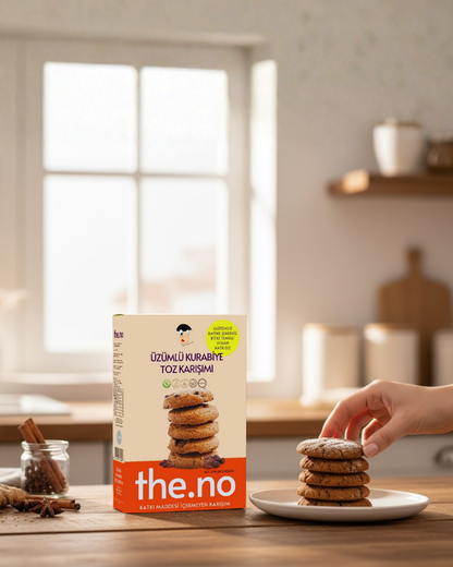 Üzümlü Kurabiye Toz Karışımı 350 Gr. (6 Kişilik)