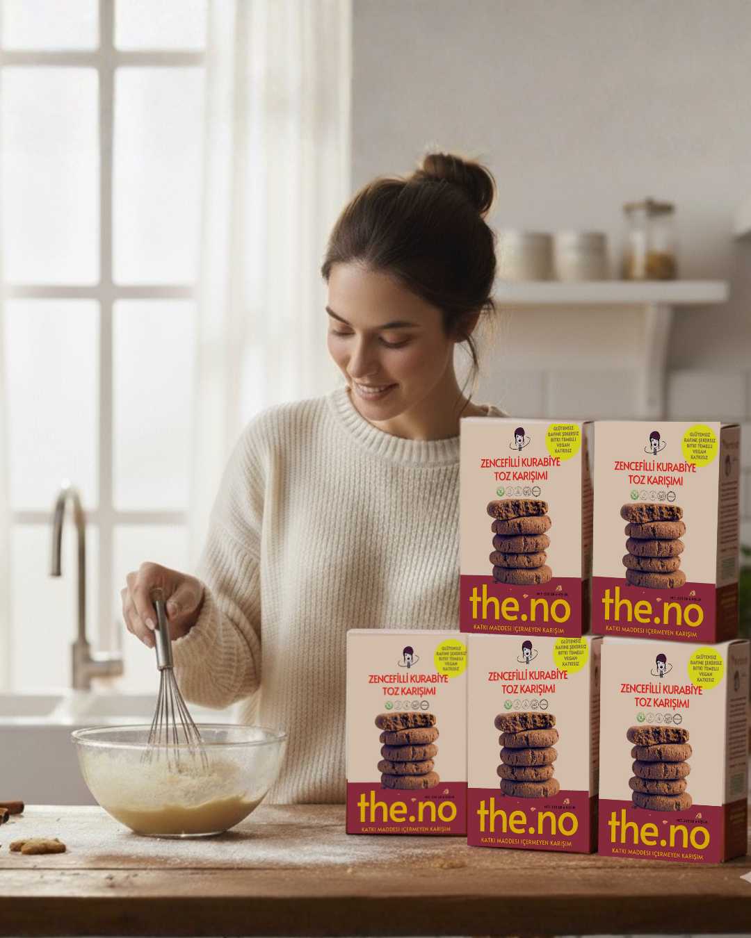 5’li Set: Zencefilli Kurabiye Toz Karışımı