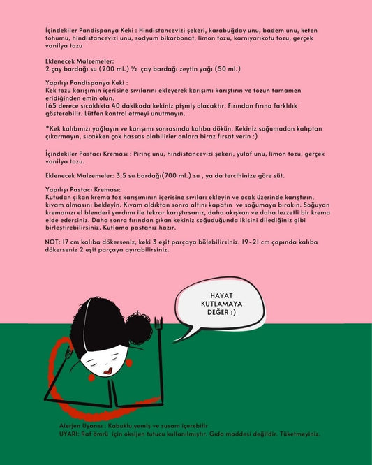 Kutlama Pastası Toz Karışımı