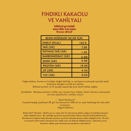 Karnım Doydu Toz Smoothie Karışımı 210 gr 7 porsiyon