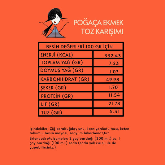 5’li Set: Poğaça Ekmek Toz Karışımı