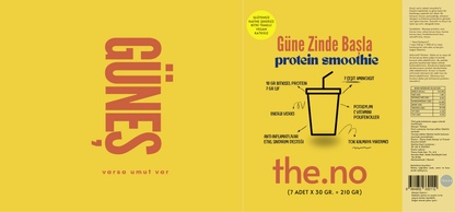 Güne Zinde Başla Toz Smoothie Karışımı 7x30 gr. ( Tek kullanımlık 7 saşe içermektedir)