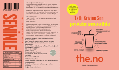 Tatlı Krizine Son Toz Smoothie Karışımı 7x35 gr. ( Tek kullanımlık 7 saşe içermektedir)