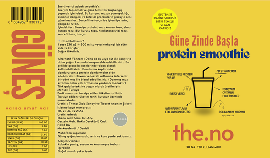 Güne Zinde Başla Toz Smoothie Karışımı 7x30 gr. ( Tek kullanımlık 7 saşe içermektedir)