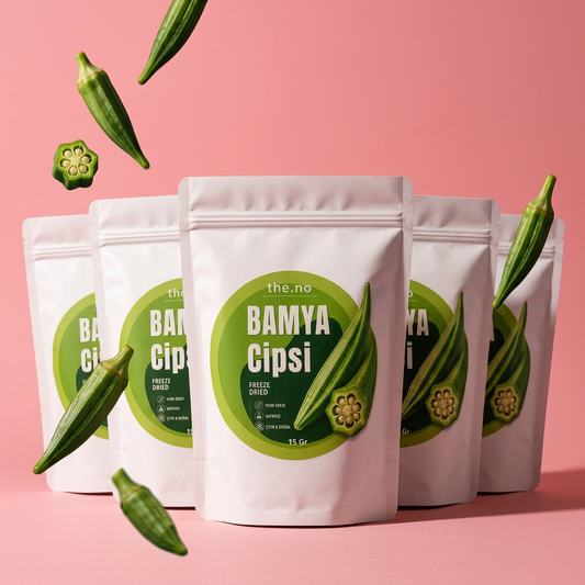 Bamya Cipsi 5'li Paket (15gx5) – Freeze Dried, Glütensiz, Katkısız | the.no