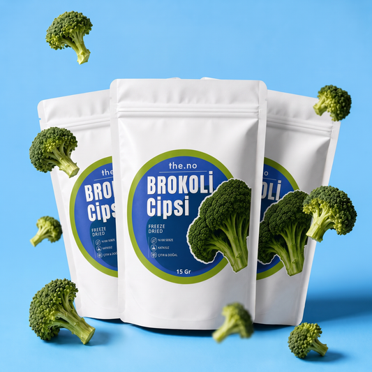 Brokoli Cipsi 3'lü Paket (15gx3) – Freeze Dried, Glütensiz, Katkısız | the.no