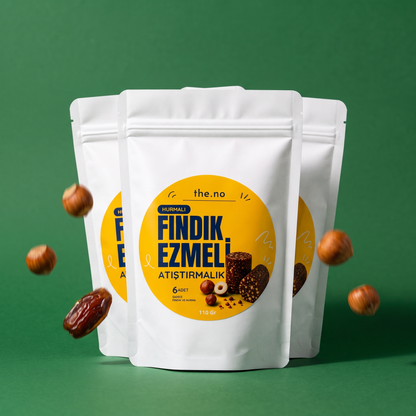 Hurmalı Fındık Topu 3'lü Paket (110g x3) – İlave Şekersiz, Katkısız | the.no