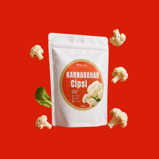 Karnabahar Cipsi 15g – Freeze Dried, Glütensiz, Katkısız | the.no
